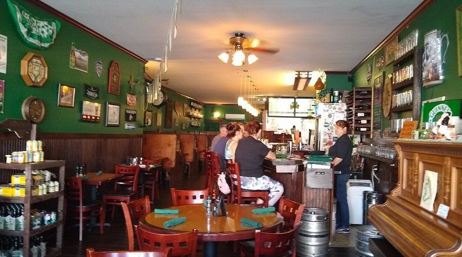 The bar at Poor Parson's Pub